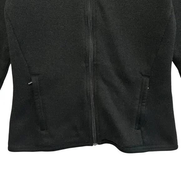 Patagonia Better Sweater Jacket Womens Sz S Black Full Zip Fleece Lined Travel - Picture 7 of 8